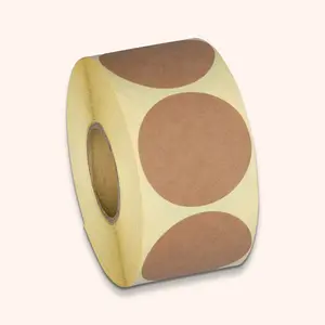 2" Kraft Brown Labels