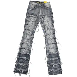 SPARK Stretch Flare Jeans Grey S3016 - Comfortable Fit, Stylish Design, Versatile Style for Everyday Wear
