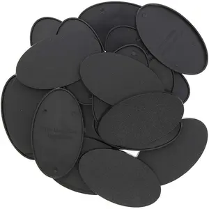 MB875 20pcs Base 75X42mm or 2.95x1.65inch Plastic Model Bases for Gaming Miniatures or Wargames Table Games
