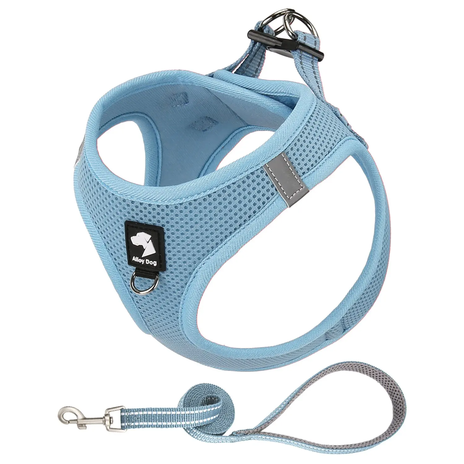 Clear sky blue (chest and back + traction rope)