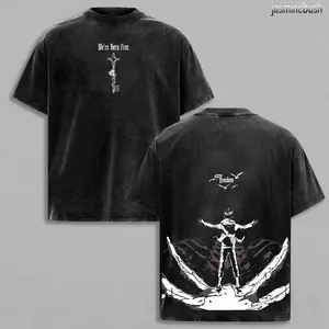 The Key to Freedom – Attack on Titan Vintage Washed Oversize Anime Tee ESF