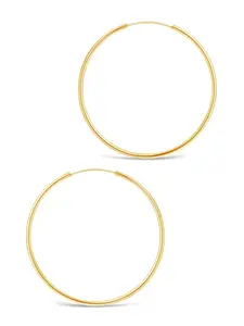 2.7" Infinity Hoop Earrings