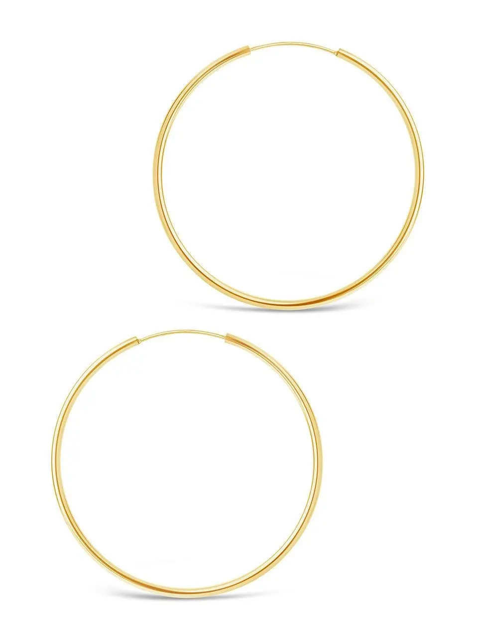 2.7" Infinity Hoop Earrings 2.7" Infinity Hoop Earrings