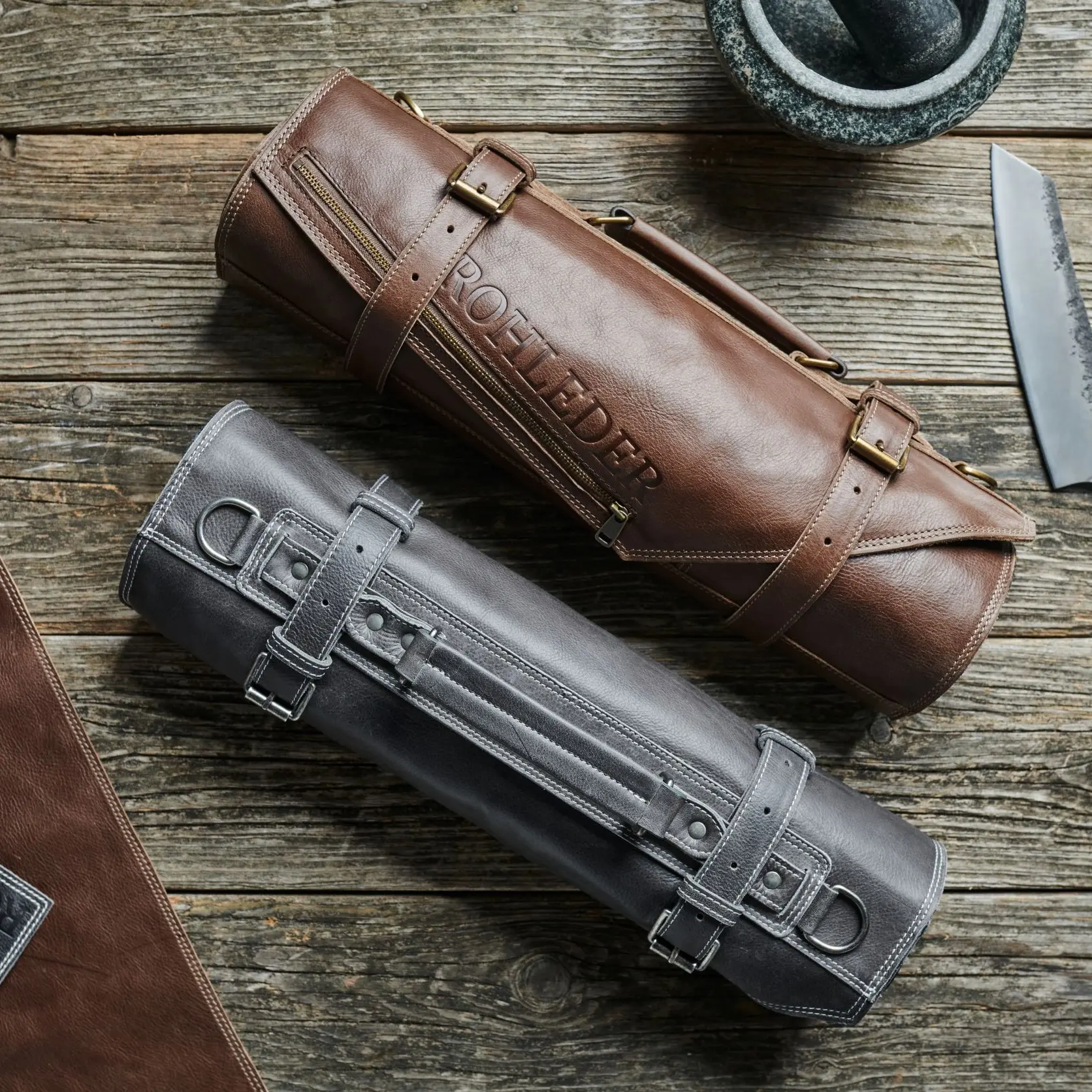 Magnetic Knife Roll - 10 Places