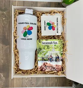 Custom Business Company Logo, Corporate Gift Box Basket 2