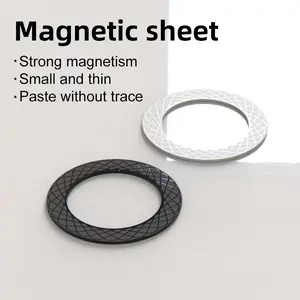 2-Pack Wireless Charging Magnetic Mount Patch, Compatible with iPhone Samsung Xiaomi, Magnet Sheets for Easy Attachment, Magnetic Charging Design