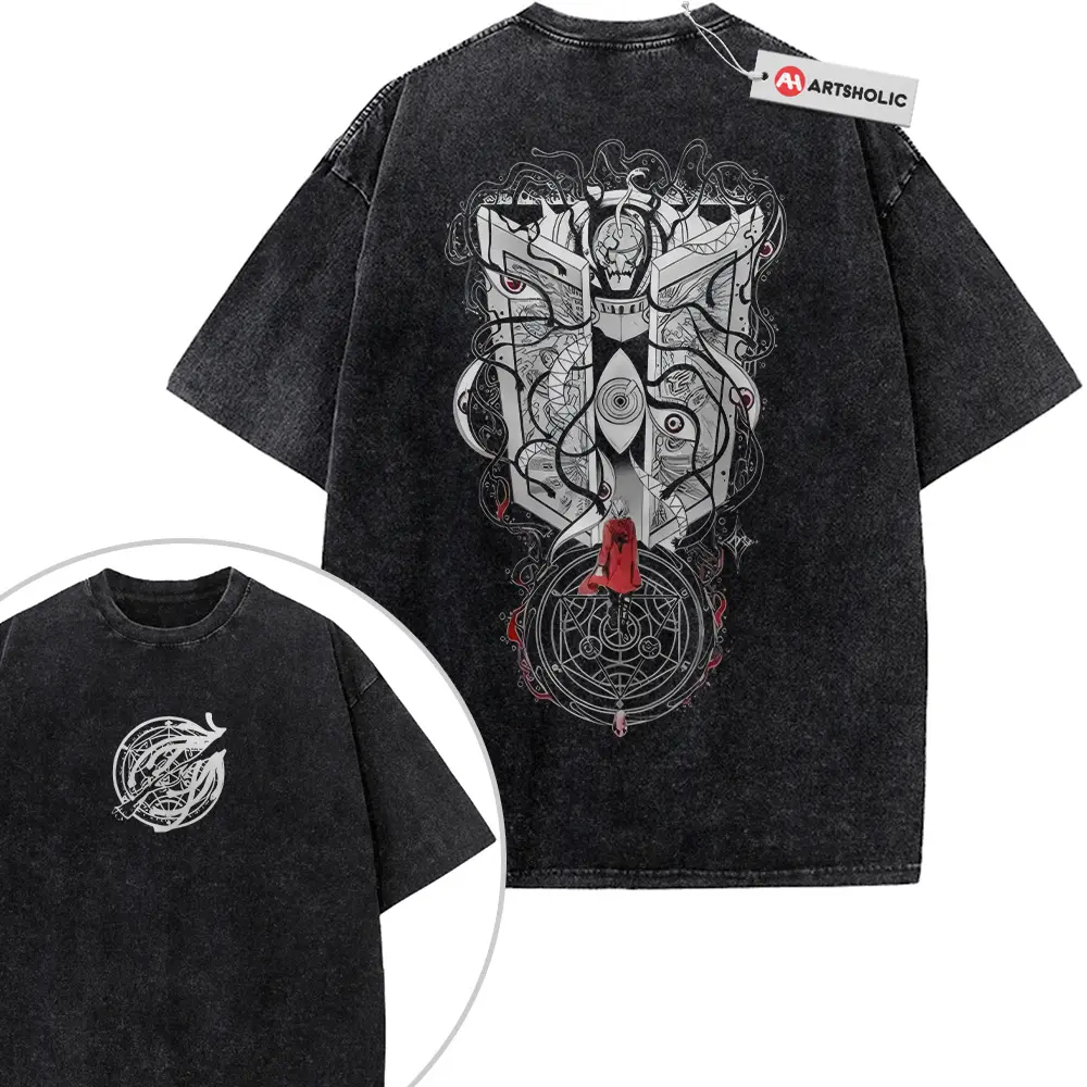 Fullmetal Alchemist Shirt, Anime Shirt, Vintage T-Shirt, Anime Fullmetal Alchemist Tee