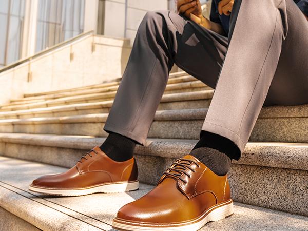 Bruno Marc Men's Crossflex Casual Dress Shoes Business Formal Oxfords SpringStatements