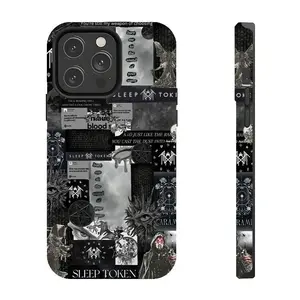 Sleep Token Dark Collage Phone Case Alternative Music Fan Gift Compatible with iPhone 11-17 Pro Max/Plus and Samsung Galaxy S23-25