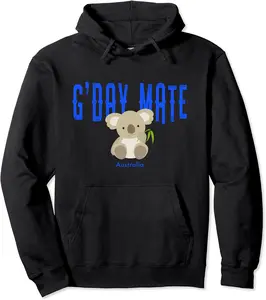 Gday Mate Australia Koala Pullover Hoodie - 21B08KMXHQ8C