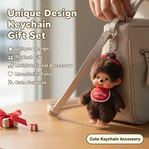 Monchhichi keychains, with their unique design, are the ultimate accessory for bags. Multifunctional, they make the perfect gift for Monchhichi fans, or a cute and playful birthday surprise or Valentine's Day present for a friend.