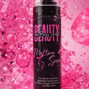 Thebossgirlsbeauty  Melting Spray for Lace & Wig Styling Lightweight Styling Spray Creates a Smooth lace wig installation