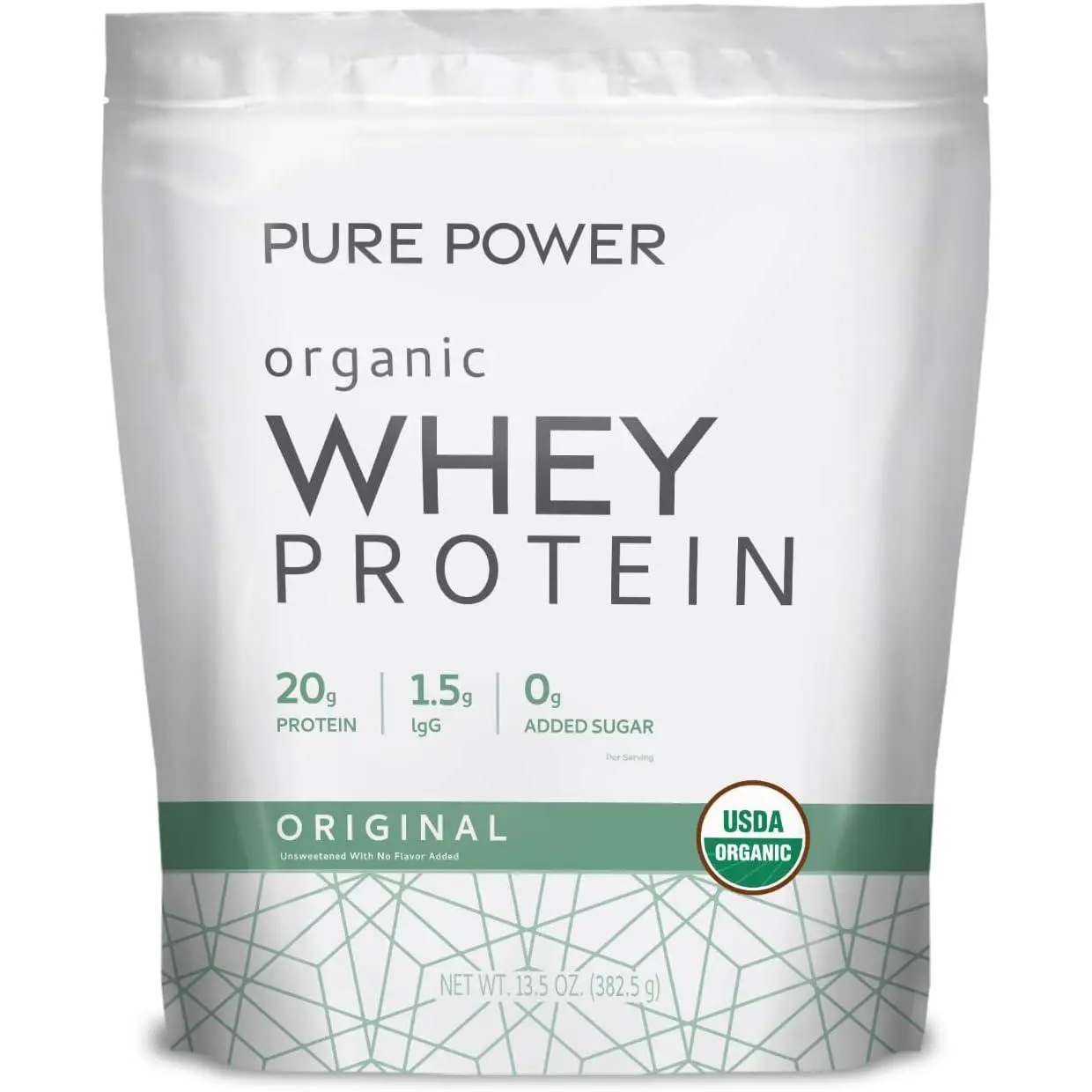 Pure Power Organic Whey Protein- Original 13.50 oz. by Dr. Mercola