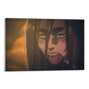 Eren Yeager "Freedom" Quote Poster - Attack on Titan Anime Wall Art, Motivational Manga Print, Aesthetic