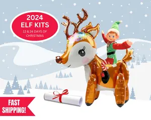 24 Day Elf Kit, Christmas Elf Activity Kit, Elf Props, 24 Days of Elf Activities, Christmas Elves, Elf Arrival, Elf Arrival Letter, Elf