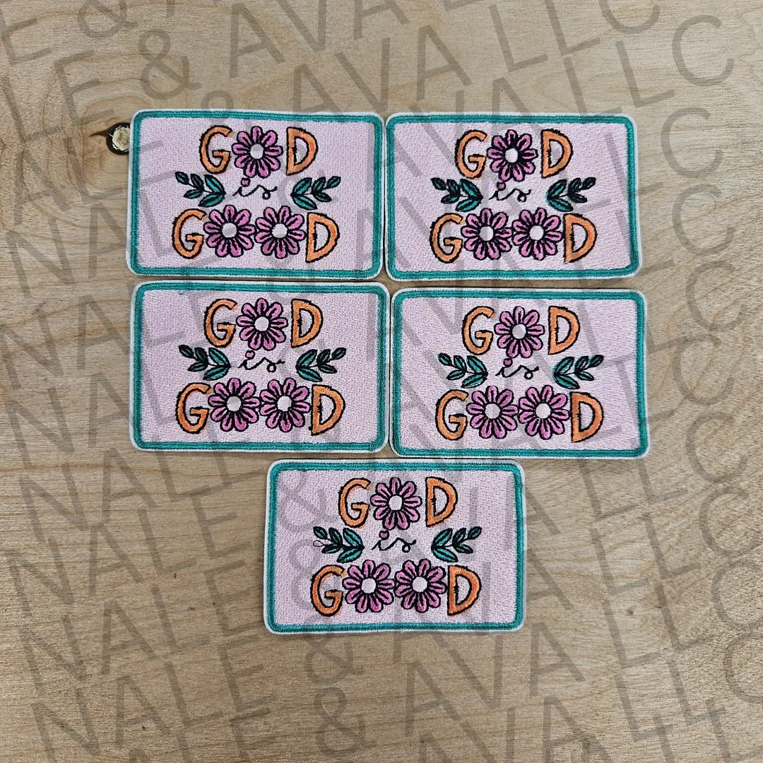 God Is Good Hat Patch (3 Patches)