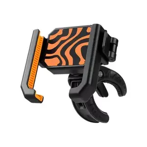 Motorcycle Phone Holder, Bicycle Phone Mount, Quick Install Handlebar Clip, Compatible with 3.5-7.1 Inch Phones, Secure & Easy Setup