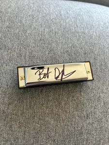 Hohner Harmonica, Bob Dylan Signed Autographed Model with Certificate of Authenticity (COA)