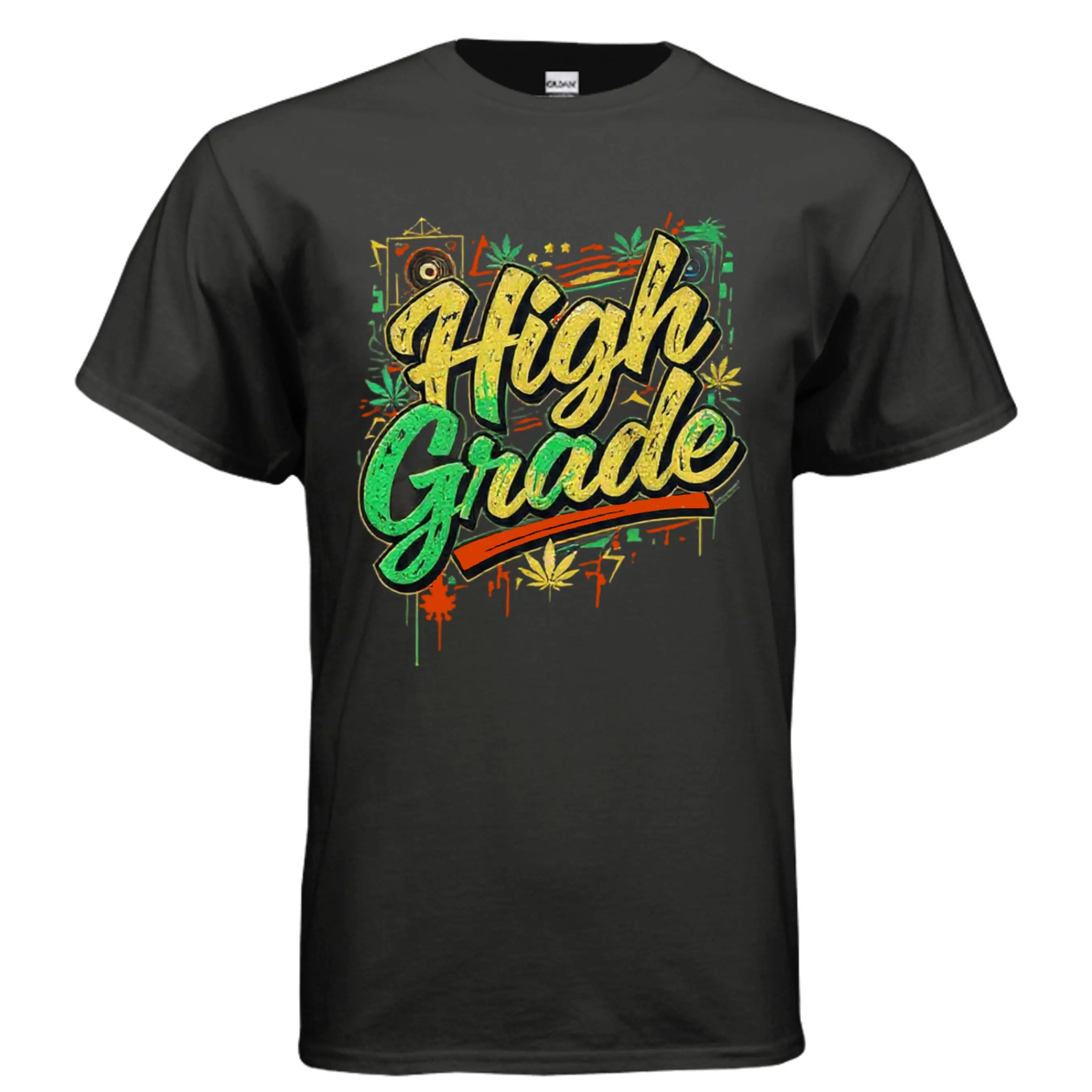 Gildan G200 Adult Ultra Cotton 6 oz. T-Shirt High Grade Fitted Short Sleeve Crew Neck Casual Summer Medium Length USA Cotton