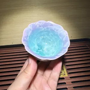 Jianzhan, handmade by master, inherited from intangible cultural mother of pearl glaze tea cup