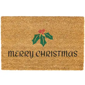 Christmas doormat, Merry Christmas Door mat, Welcome Mat, Funny Door mat, Holiday Doormat, Mistletoe, Christmas Decorations