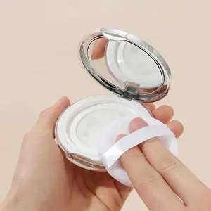 Mini Travel Compact Powder Container, Portable Powder Container with Lid, Spill-proof Powder Container, Makeup Tool for Women & Girls