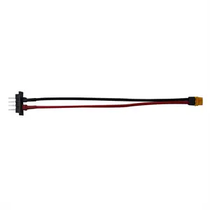 1Pcs Battery Discharge Connector 4Pin Male XT60 Female Ebike Battery Cable for Hailong 1-2/G80 E-Bike Cycling Parts