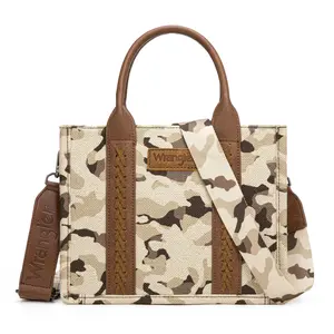 Wrangler Camo Print Concealed Carry Tote Crossbody Fall Purse for Women with Whipstitch Details & Detachable Strap Durable TikTokShopJumpstartSale