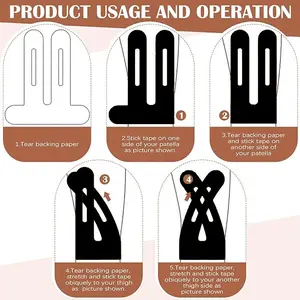 Knee Muscle Tape Bandage Meniscus Protection Muscle Tape Sports Knee Support Tape Marathon Running Patella Effect Tape