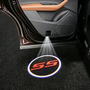 2PCS Never-Fade LED Car Lights, Camaro Accessory Logo Courtesy Welcome Door Lamps