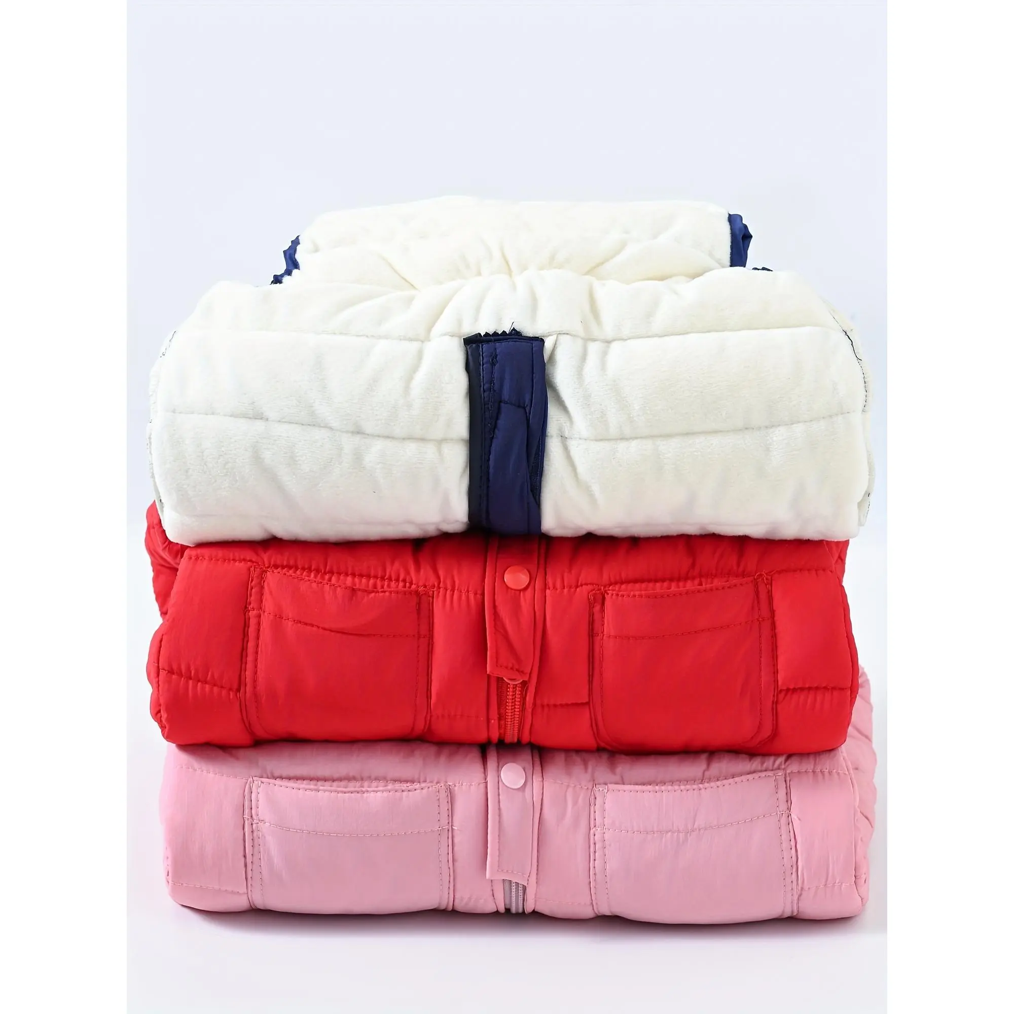 Baby's Warm Fleece Lining Snow Pants with Pockets, Toddler & Infant Boy's Suspender Pants Winter Outdoor, Outdoor