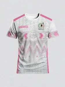 New Mexican Style Men's Soccer Jersey, Football Jersey, Comfortable Breathable Fabric, Ideal for Matches, Training & Casual Wear, Sportswear Top