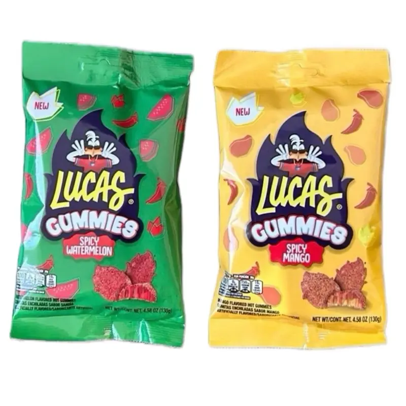 Lucas Gummies  Mango and watermelon 2 pack Flavored Gummies.