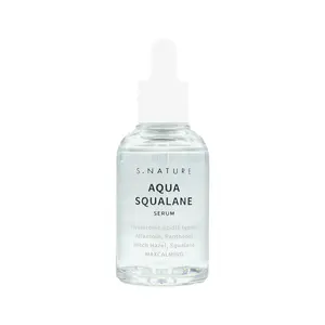 S.NATURE Aqua Squalane Serum with 8 Types of Hyaluronic Acid, (50ml) Skincare Comfort Skin Repair