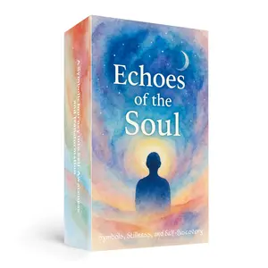 54 Card Echoes Of The Soul Deck Game Cards for Self-Discovery and Tranquility, 13x8cm Size, Perfect for Ages 14+, Spiritual Divination Game