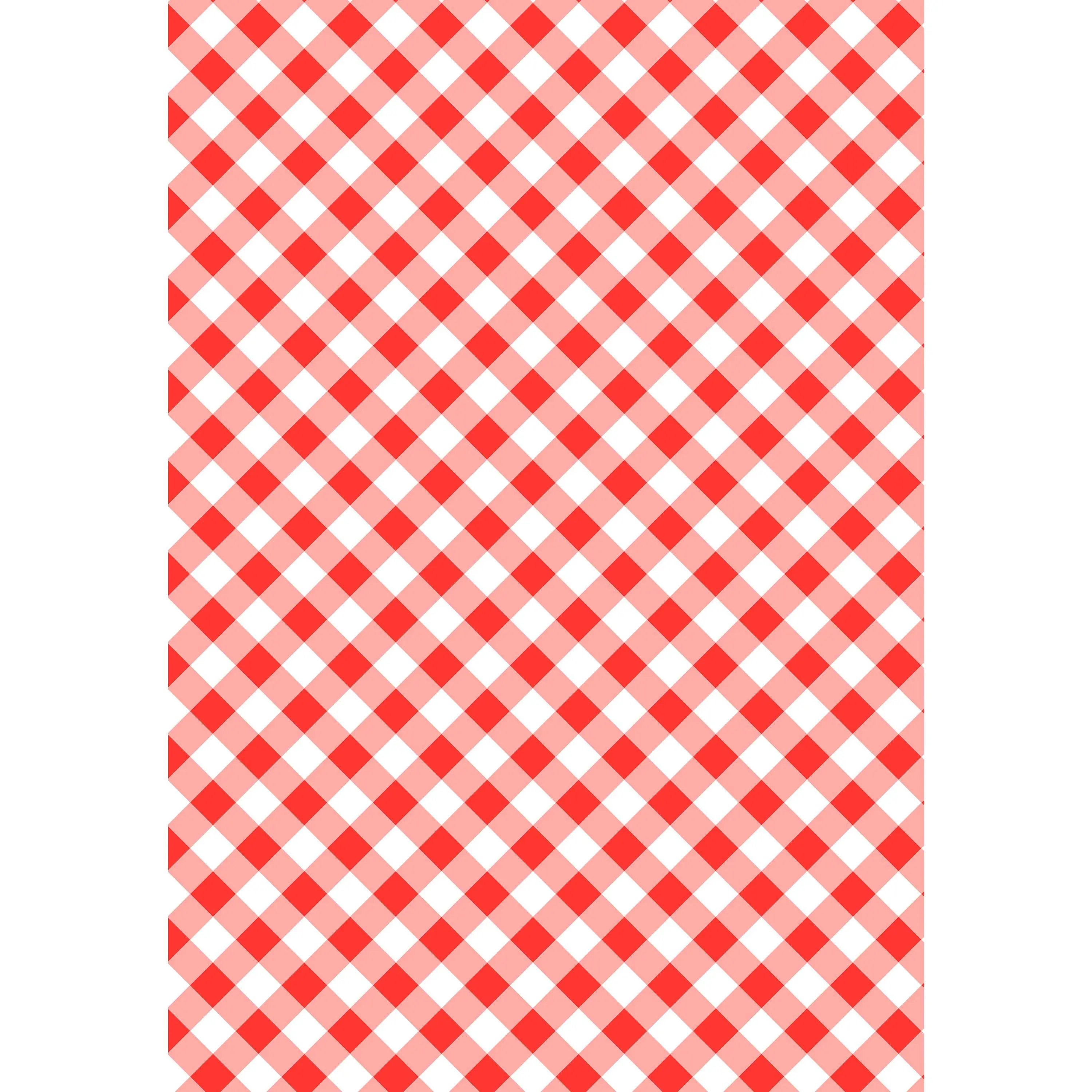 Wrapping Paper: Diagonal Red Gingham {Gift Wrap, Birthday, Holiday, Christmas}