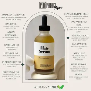 Pluperfect Max hair serum for the fastest hair growth and regeneration of hair follicles !