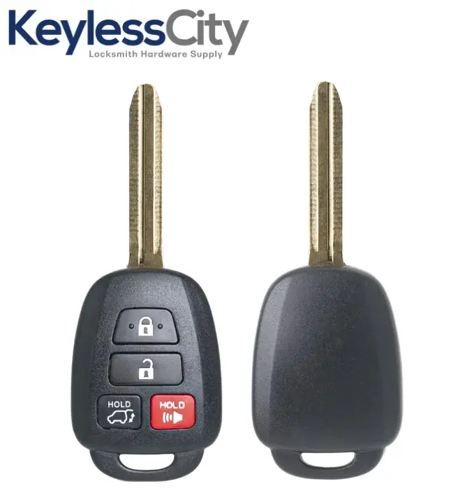 2014-2018 Toyota RAV4 Highlander / 4-Button Remote Head Key / GQ4-52T (H Chip) 314.4Mhz (AFTERMARKET)