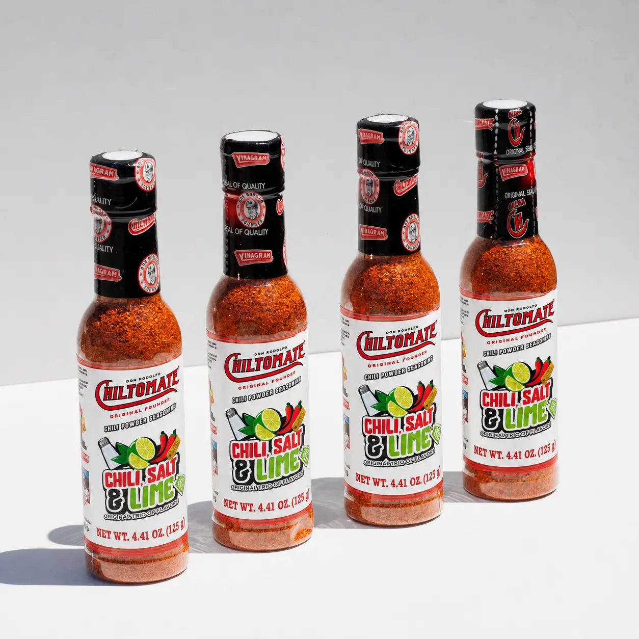 Chiltomate Chile Powder 4.41 oz (125G) - Authentic Flavor for Spicy Flavoring, Chili Pepper, Salt & Lime - Made in Mexico