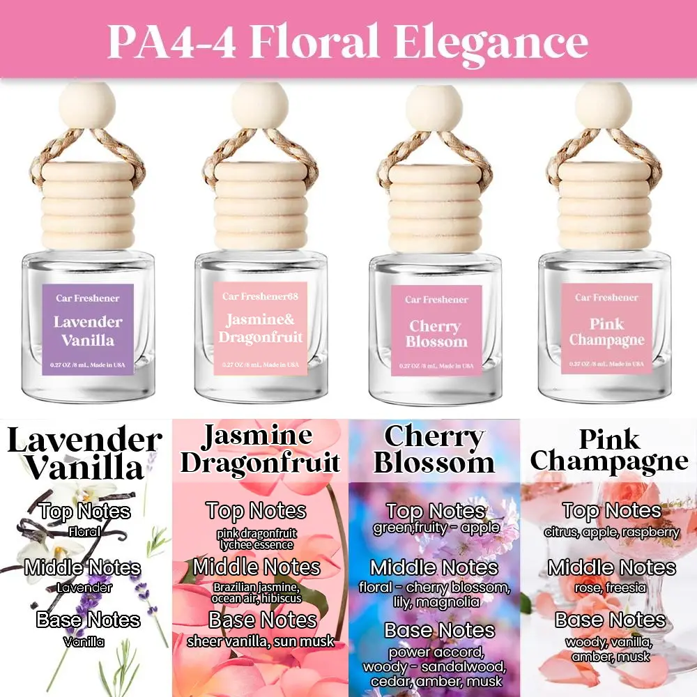 Flora Elegance:L28,L31,C12,P38(4 bottlesPA4-4 )