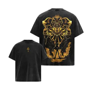 Yugioh Exodia V3 Vintage Unisex Oversize T-shirt Anime Manga Graphic Tee for Fans and Casual Outfits