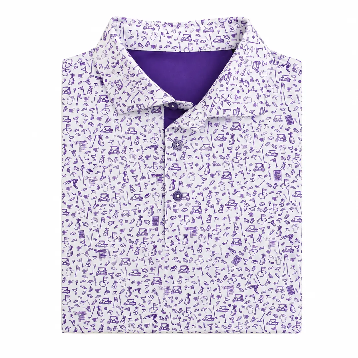 Men's Performance Golf Polo Shirt Moisture Wicking Quick Dry Athletic Casual Polo