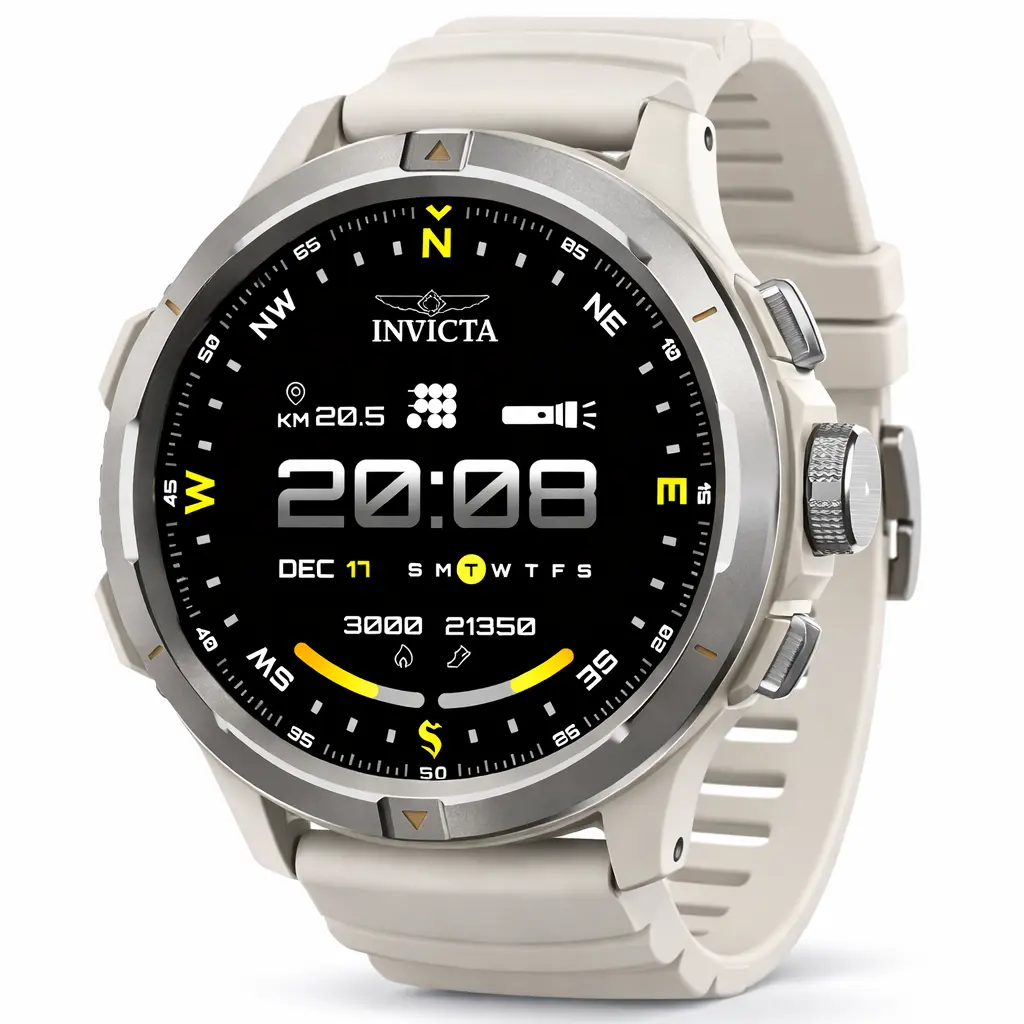 ITECH-010 - Invicta I-Tech Unisex Watch - 58mm, White (ITECH-010)