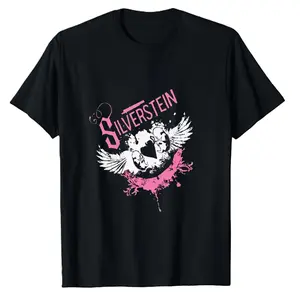 Vtg Silverstein Band Gift For Fans Black Men's T-Shirt Sweatshirt, Cotton Casual Menswear Top