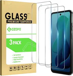 3-Pack Screen Protector for Motorola Moto G 5G (2024/2023) & Moto G Play 2024 Tempered Glass, Anti Scratch, Bubble Free, Easy Installation Protection Smartphone