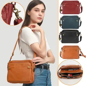 Genuine Leather Crossbody Bag | Elegant Women’S Shoulder Bag