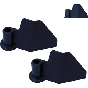 2 Pcs Bread Maker Paddles,Non Stick Bread Maker Kneading Paddle Kneading Blade Replacement Reusable for Most BreadMaker(COLOR:Black)