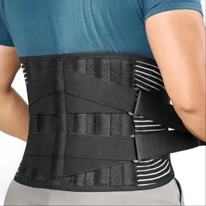 1 Piece Unisex Lumbar Support Belt, Pelvic Strap, 7-Panel Adjustable Belt – Protects Lumbar and Back Muscles, Double Pull Lumbar Support Belt, Waist Belt for Relieving Back Pain, Spinal Decompression, Waist Training Belt, Waist Trainer Belt