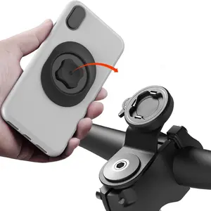 Phone Mount,Mountain Bicycle Stem Cell Phone Holder,Universal Aluminum Handlebar Phone Clamp,MTB Road  Cycling Mobile Phone Clip,Quick Attach/Release ?Series C-2nd Gen?