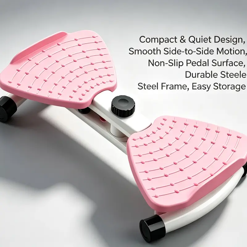 Ab Twisting Board - Compact, Quiet & Apartment-Friendly, Space-Saving Ab Core Workout Equipment, Portable Waist Toner for Aerobic Exercise, No Assembly Required Women's Fitness Trainer (Weekly Deals)